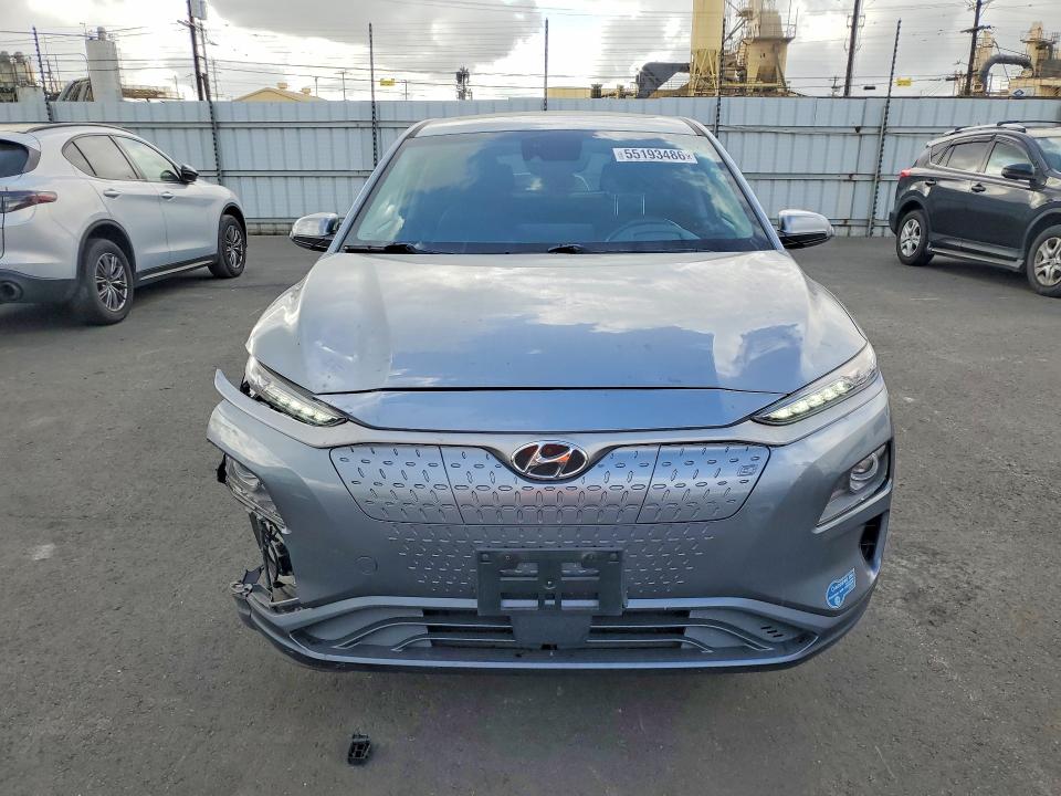 2021 Hyundai Kona VIN KM8K53AG3MU126595 COPART salvage auction — FRONT END, Ca - Salvage Certificate, sold $8,000 on 2026-07-13 (photo 5)