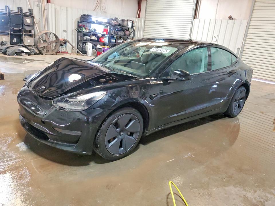 2021 Tesla Model 3 VIN 5YJ3E1EB8MF077544 COPART salvage auction — FRONT END, VA - CERTIFICATE OF TITLE, sold $12,400 on 2026-07-16 (photo 1)
