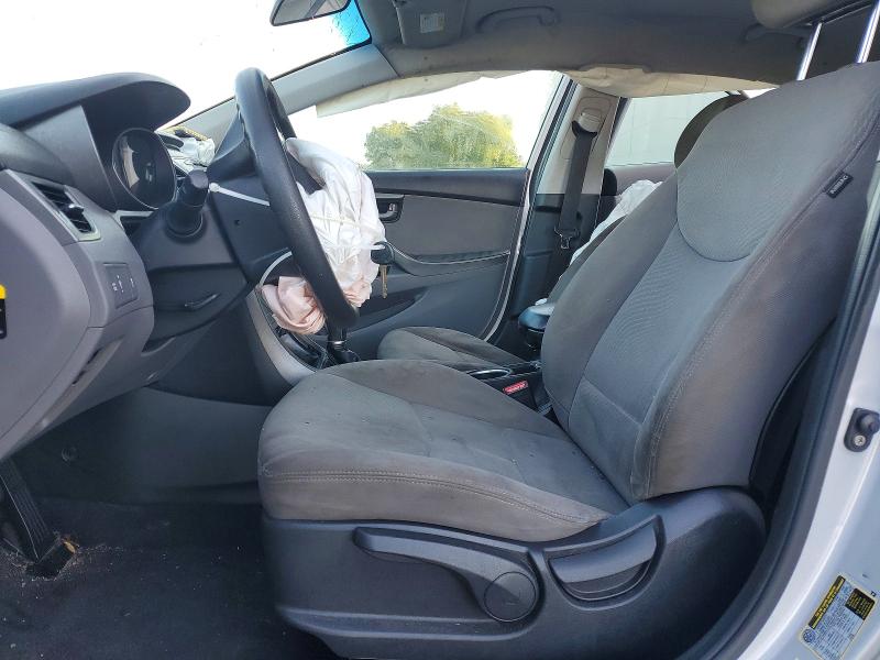 2015 Hyundai Elantra VIN KMHDH4AEXFU438047 COPART salvage auction — FRONT END, Fl - Cert Of Title Slvg Rebuildable, sold $550 on 2026-07-13 (photo 7)