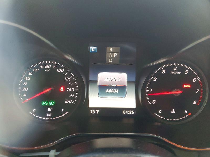 2019 Mercedes-benz Glc VIN WDC0G4KB4KV121762 COPART salvage auction — FRONT END, Md - Cert Of Salvage > 75% Damage, sold $8,700 on 2026-07-10 (photo 9)