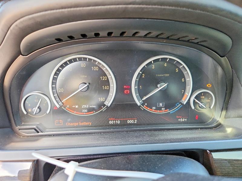 2012 BMW 7 series VIN WBAKC6C55CDX99486 COPART salvage auction — MINOR DENT/SCRATCHES, Oh - Certificate Of Title, sold $1,450 on 2026-07-15 (photo 9)