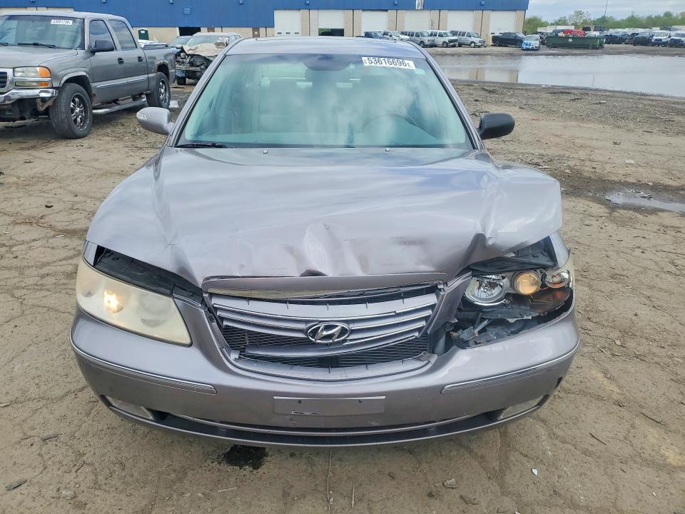 2007 Hyundai Azera VIN KMHFC46F67A141224 COPART salvage auction — FRONT END, Oh - Cert Of Title-Salvage, sold $450 on 2026-07-07 (photo 5)