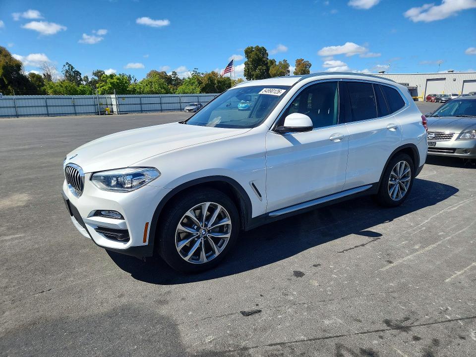 2019 BMW X3 VIN 5UXTR7C53KLR51330 COPART salvage auction — UNDERCARRIAGE, Ca - Salvage Certificate, sold $8,900 on 2026-07-15 (photo 1)