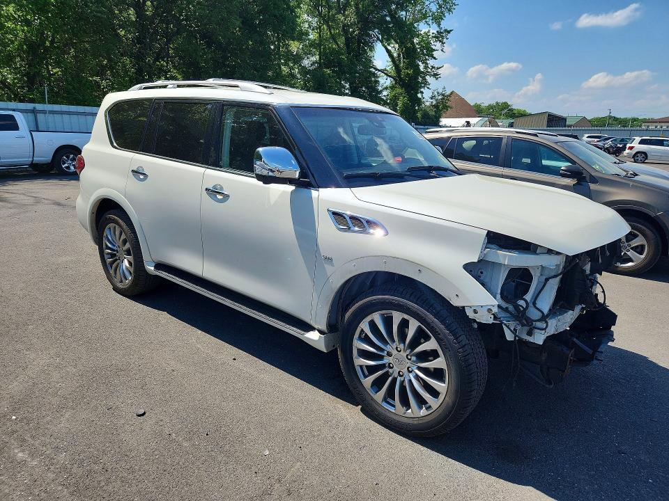 2017 Infiniti Qx80 VIN JN8AZ2NE3H9160914 COPART salvage auction — FRONT END, NJ - CERT OF TITLE-SALVAGE, sold $4,950 on 2026-07-07 (photo 4)