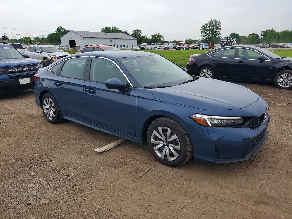 2026 Honda Civic VIN 2HGFE2F21TH544525 COPART salvage auction — HAIL, Oh - Cert Of Title-Salvage, sold $15,100 on 2026-07-30 (photo 4)