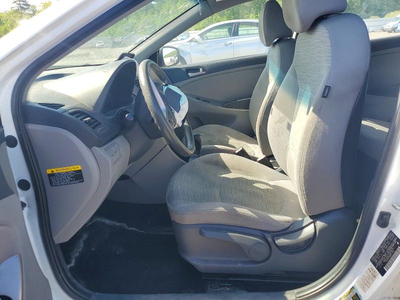 2016 Hyundai Accent VIN KMHCT5AE7GU289761 COPART salvage auction — FRONT END, Me - Cert Of Title-Salvage Collisio, sold $175 on 2026-07-15 (photo 7)