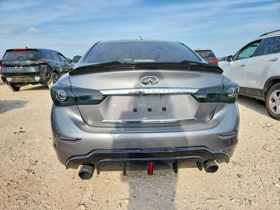 2016 Infiniti Q50 VIN JN1EV7AP2GM300429 COPART salvage auction — FRONT END, Tx - Salvage Vehicle Title, sold $500 on 2026-07-16 (photo 6)