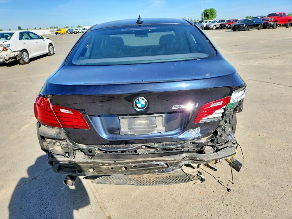 2015 BMW 5er VIN WBA5B1C56FG125806 COPART salvage auction — REAR END, Ca - Salvage Certificate, sold $2,400 on 2026-07-20 (photo 6)