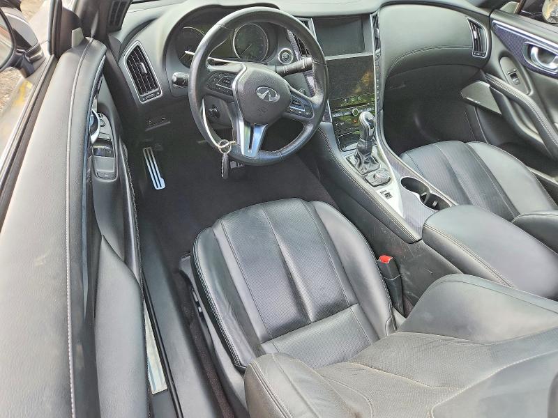2017 Infiniti Q60 VIN JN1EV7EL9HM553305 COPART salvage auction — FRONT END, Md - Cert Of Salvage > 75% Damage, sold $3,200 on 2026-07-14 (photo 8)