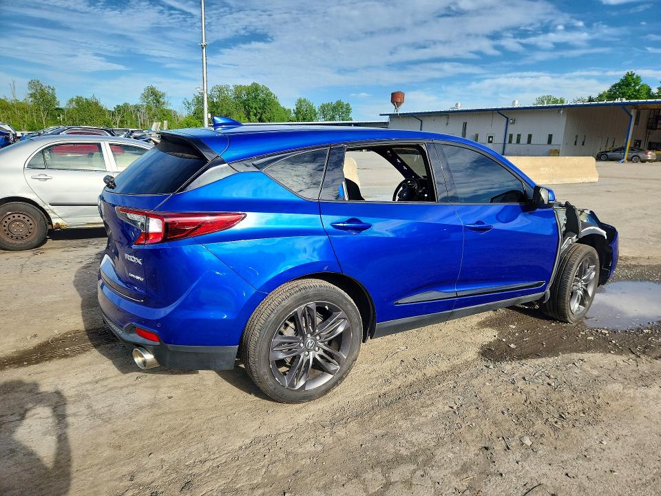 2021 Acura Rdx VIN 5J8TC2H65ML016998 COPART salvage auction — STRIPPED, Ny - Mv-907A Salvage Certificate, sold $7,300 on 2026-07-09 (photo 3)