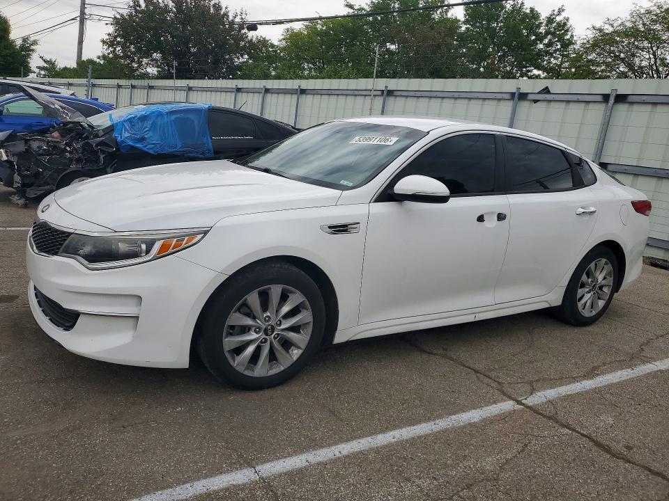 2017 Kia Optima VIN 5XXGT4L31HG121956 COPART salvage auction — MECHANICAL, Oh - Cert Of Title-Salvage, sold $1,500 on 2026-07-31 (photo 1)