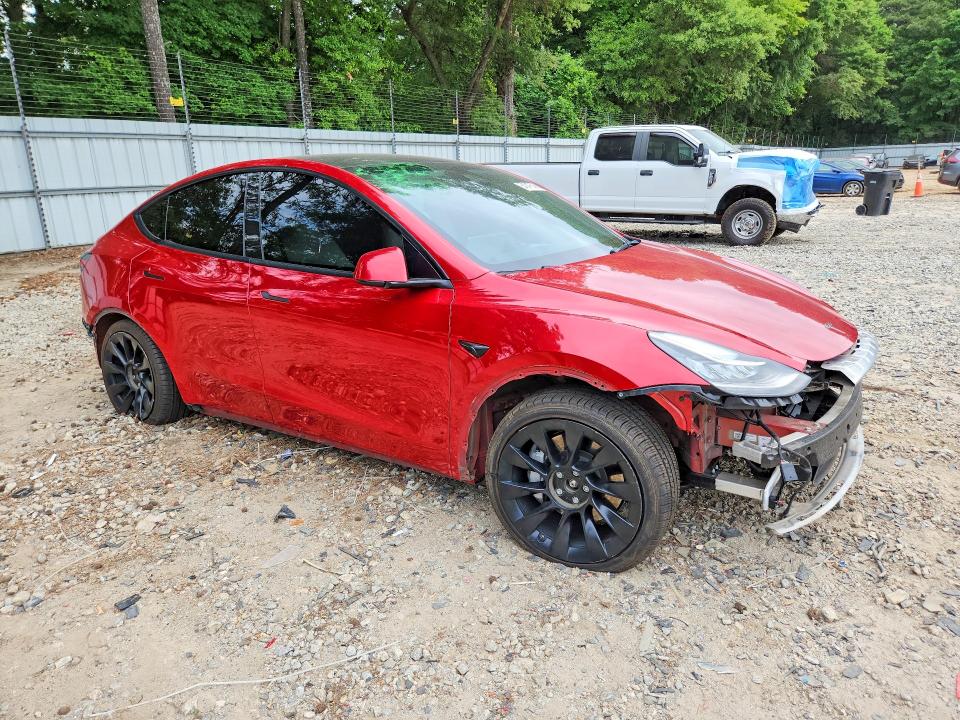 2023 Tesla Model y VIN 7SAYGDEE7PA160043 COPART salvage auction — FRONT END, Fl - Cert Of Title Slvg Rebuildable, sold $10,700 on 2026-07-31 (photo 4)
