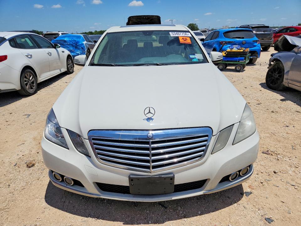 2010 Mercedes-benz E-class VIN WDDHF5GB6AA221027 COPART salvage auction — WATER/FLOOD, Tx - Certificate Of Title (P), sold $2,700 on 2026-07-09 (photo 5)