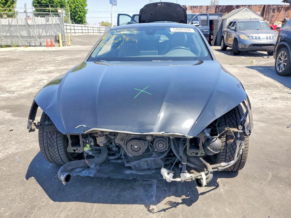 2018 Audi A5 VIN WAUPNAF56JA001252 COPART salvage auction — FRONT END, Ca - Salvage Certificate, sold $3,600 on 2026-07-06 (photo 5)