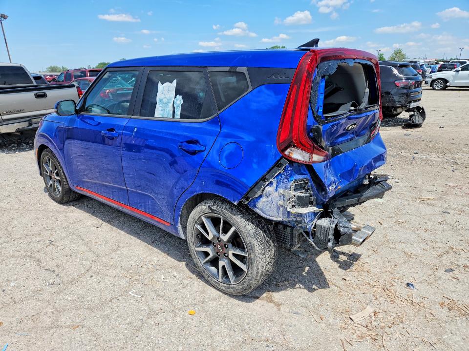 2021 Kia Soul VIN KNDJ53AF2M7741760 COPART salvage auction — REAR END, In - Cert Of Title-Salvage Title, sold $225 on 2026-07-21 (photo 2)