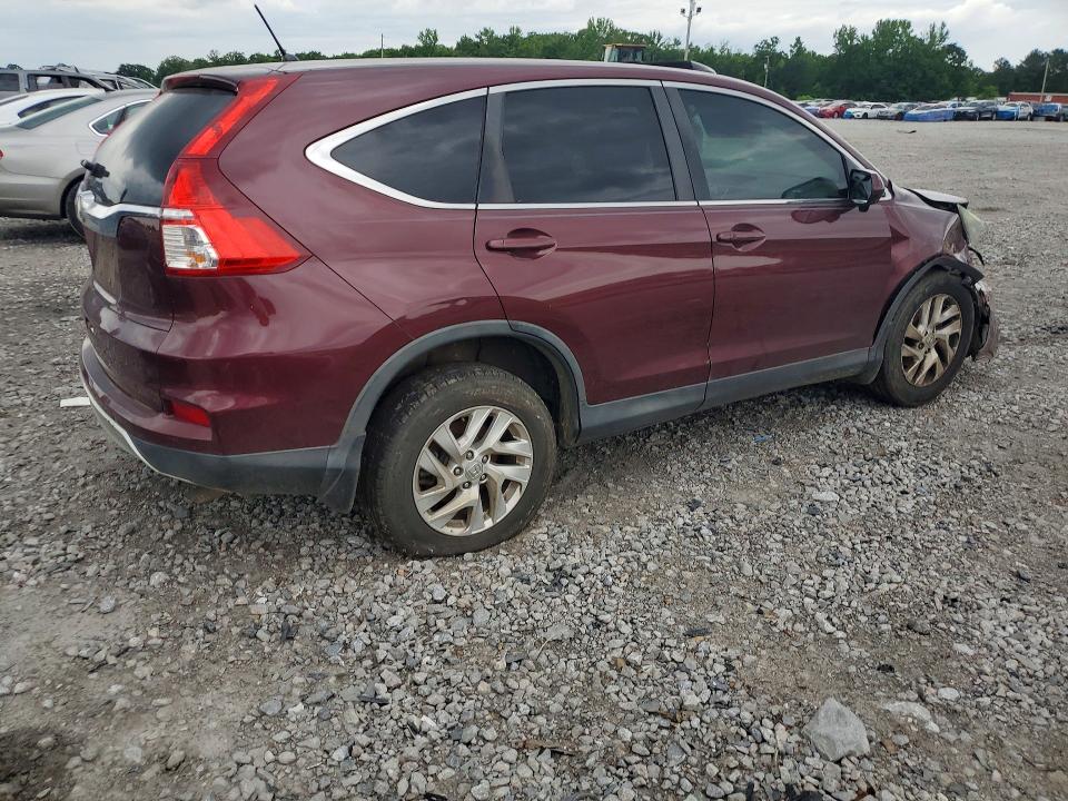 2016 Honda Cr-v VIN 2HKRM3H57GH528807 COPART salvage auction — FRONT END, Al - Cert Of Title-Parts Only Salvg, sold $3,200 on 2026-07-09 (photo 3)
