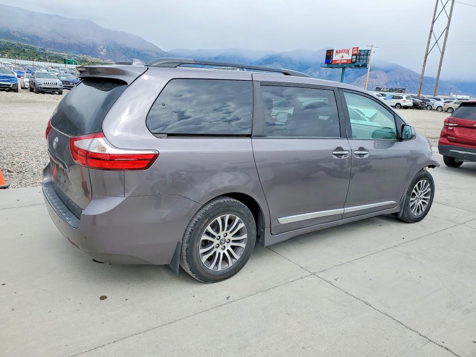 2019 Toyota Sienna VIN 5TDYZ3DC4KS005720 COPART salvage auction — FRONT END, Ut - Salvage Certificate, sold $6,900 on 2026-07-06 (photo 3)