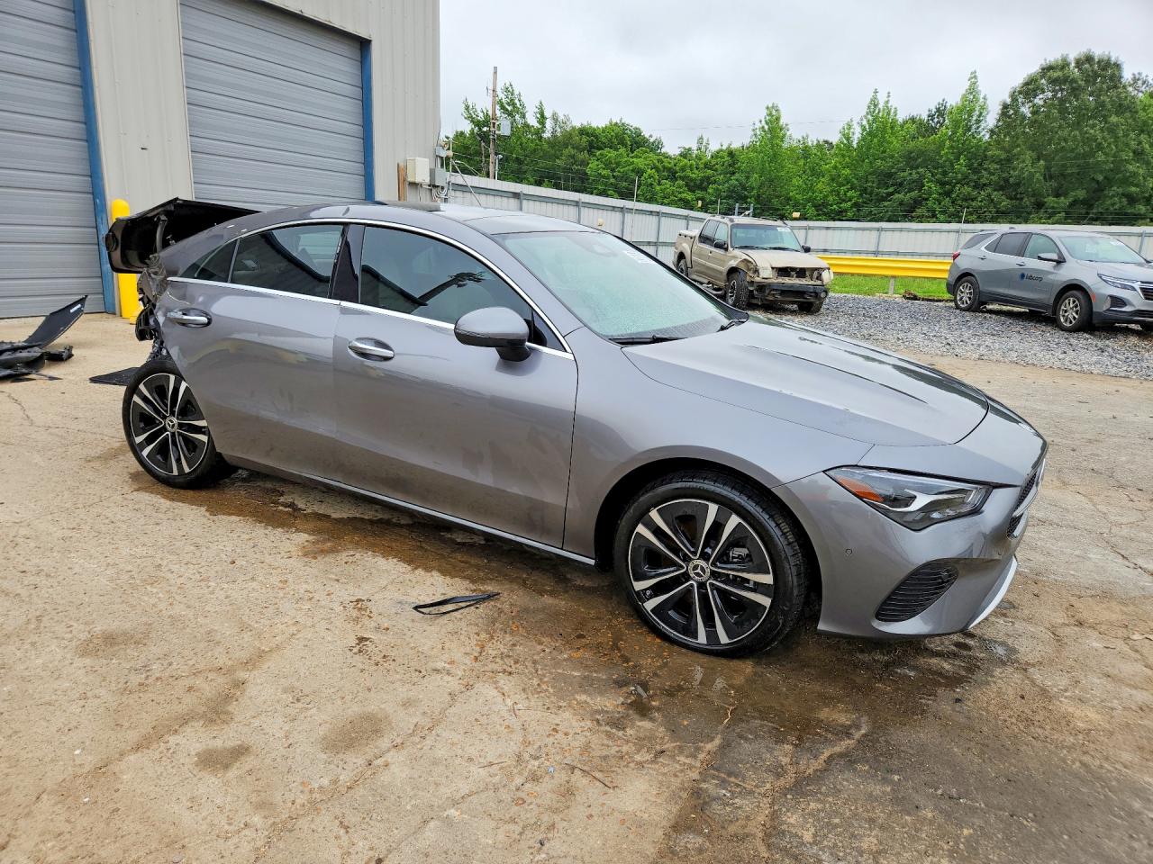 2025 Mercedes-Benz CLA-Class VIN W1K5J4GB0SN515318 COPART salvage auction — Rear End, TN - SALVAGE CERTIFICATE, sold $9,200 on 2026-07-09 (photo 4)