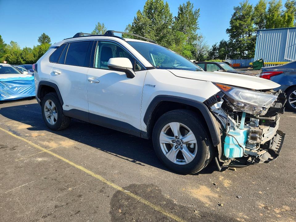 2020 Toyota Rav4 hybrid VIN 2T3RWRFV5LW087391 COPART salvage auction — FRONT END, Or - Salvage Title Certificate, sold $11,800 on 2026-07-13 (photo 4)
