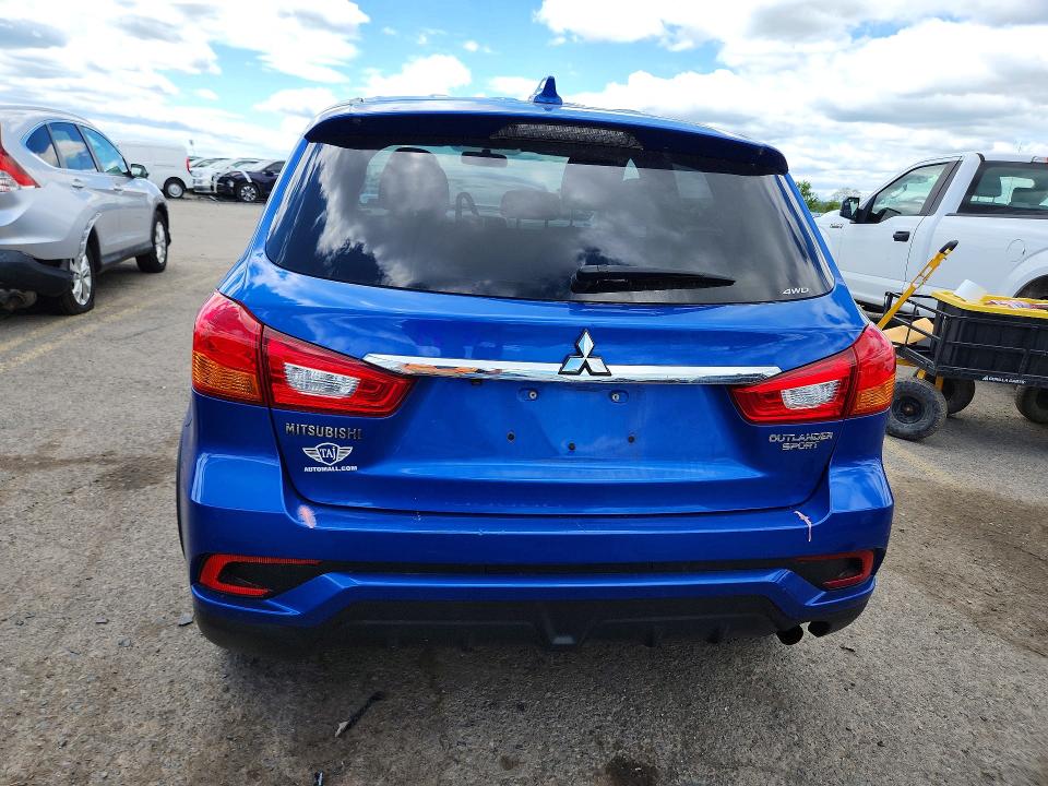 2019 Mitsubishi Outlander VIN JA4AR3AU2KU033553 COPART salvage auction — FRONT END, PA - CERTIFICATE OF SALVAGE, sold $2,500 on 2026-07-28 (photo 6)
