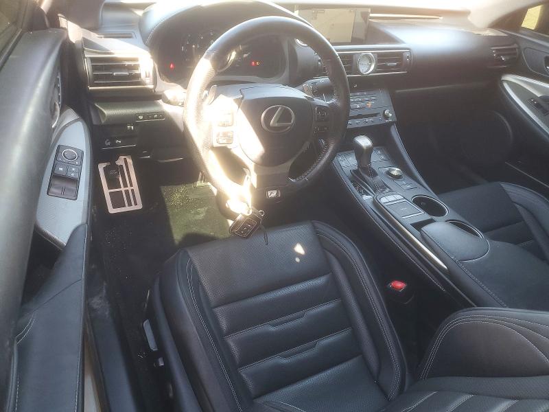 2016 Lexus Rc VIN JTHSM5BC3G5000801 COPART salvage auction — FRONT END, Tx - Certificate Of Title, sold $8,600 on 2026-08-13 (photo 8)