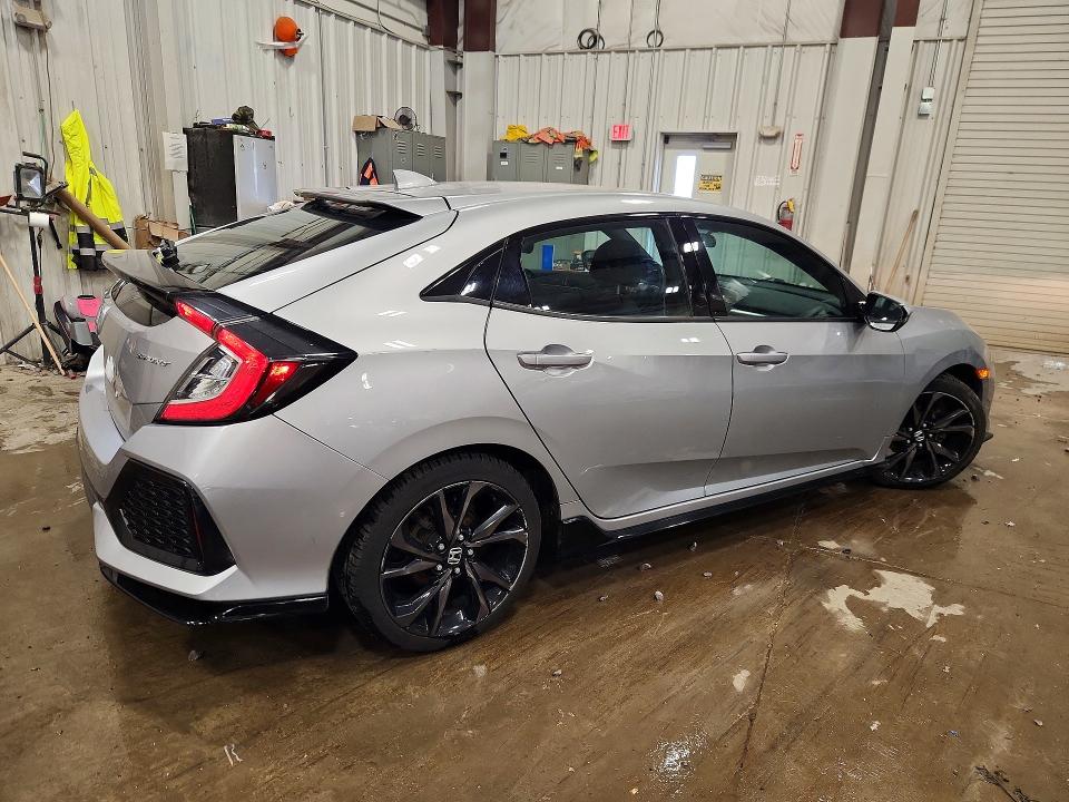 2017 Honda Civic VIN SHHFK7H47HU208926 COPART salvage auction — FRONT END, Wi - Certificate Of Title, sold $2,150 on 2026-07-27 (photo 3)