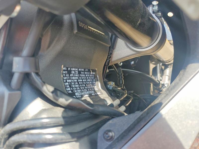 2025 Kawasaki Zx VIN JKBZXJJ15SA029500 COPART salvage auction — SIDE, Ct - Cert Of Title-Salvage, sold $6,300 on 2026-07-16 (photo 9)