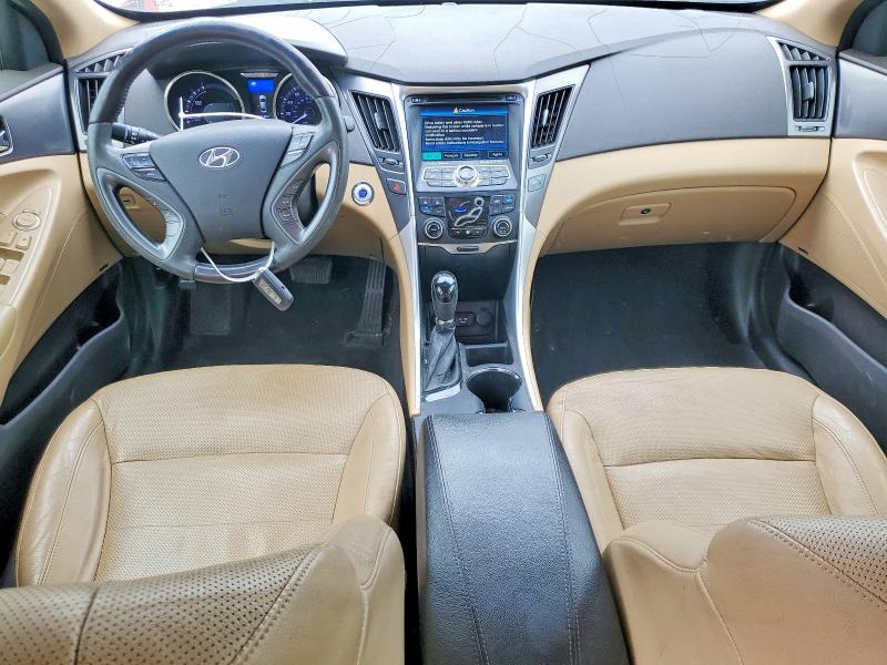 2011 Hyundai Sonata hybrid VIN KMHEC4A4XBA013854 COPART salvage auction — FRONT END, CA - SALVAGE CERTIFICATE, sold $100 on 2026-07-28 (photo 8)
