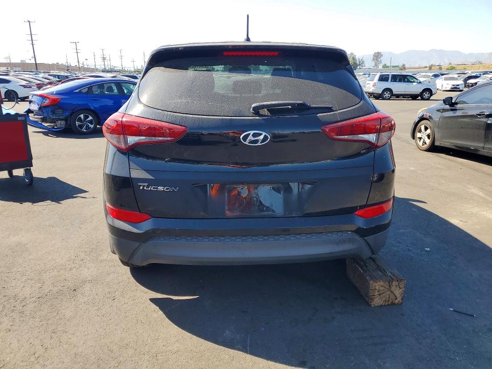 2018 Hyundai VIN KM8J23A42JU696299 COPART salvage auction — VANDALISM, Ca - Salvage Certificate, sold $2,550 on 2026-07-15 (photo 6)
