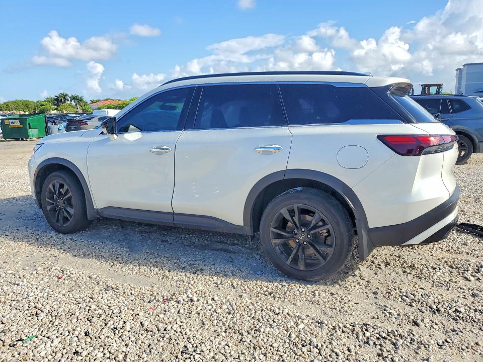 2025 Infiniti Qx60 VIN 5N1AL1FR7SC354666 COPART salvage auction — FRONT END, Fl - Cert Of Title Slvg Rebuildable, sold $11,100 on 2026-07-28 (photo 2)