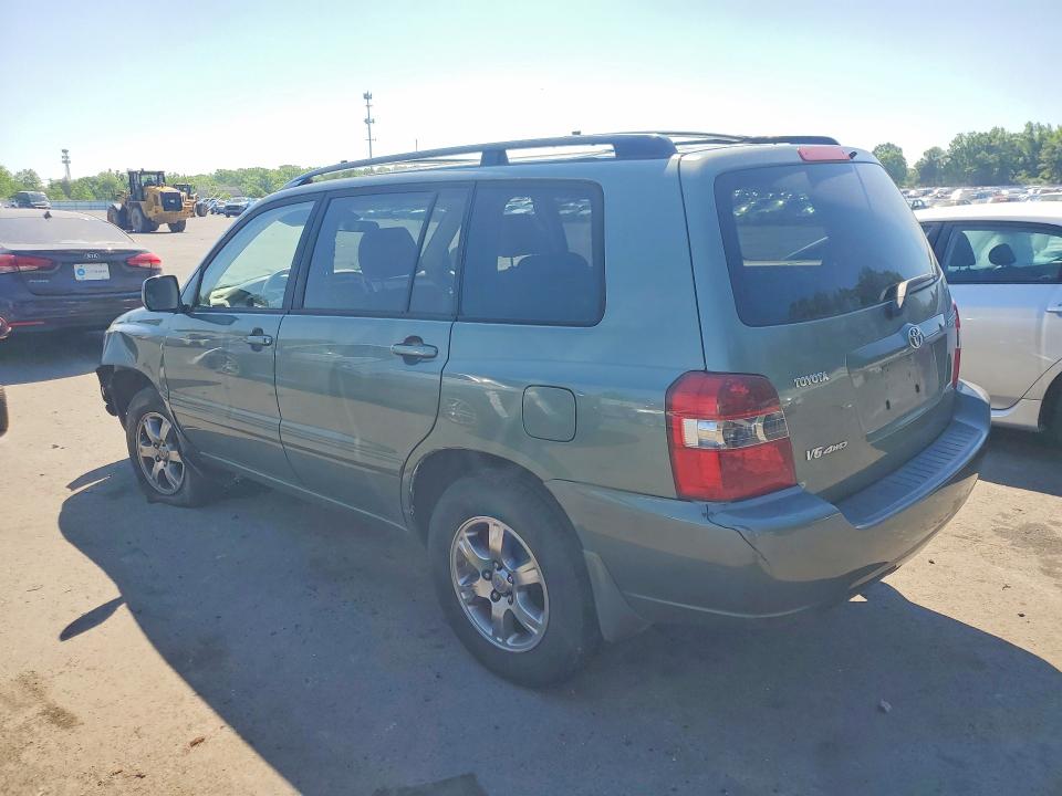 2006 Toyota Highlander VIN JTEEP21A860157316 COPART salvage auction — FRONT END, Nj - Cert Of Title-Salvage, sold $1,150 on 2026-07-02 (photo 2)