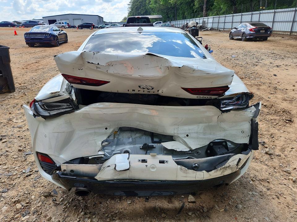2022 Infiniti Q60 VIN JN1FV7LK8NM660579 COPART salvage auction — REAR END, Ga - Cert Of Title-Salvage, sold $12,300 on 2026-07-28 (photo 6)