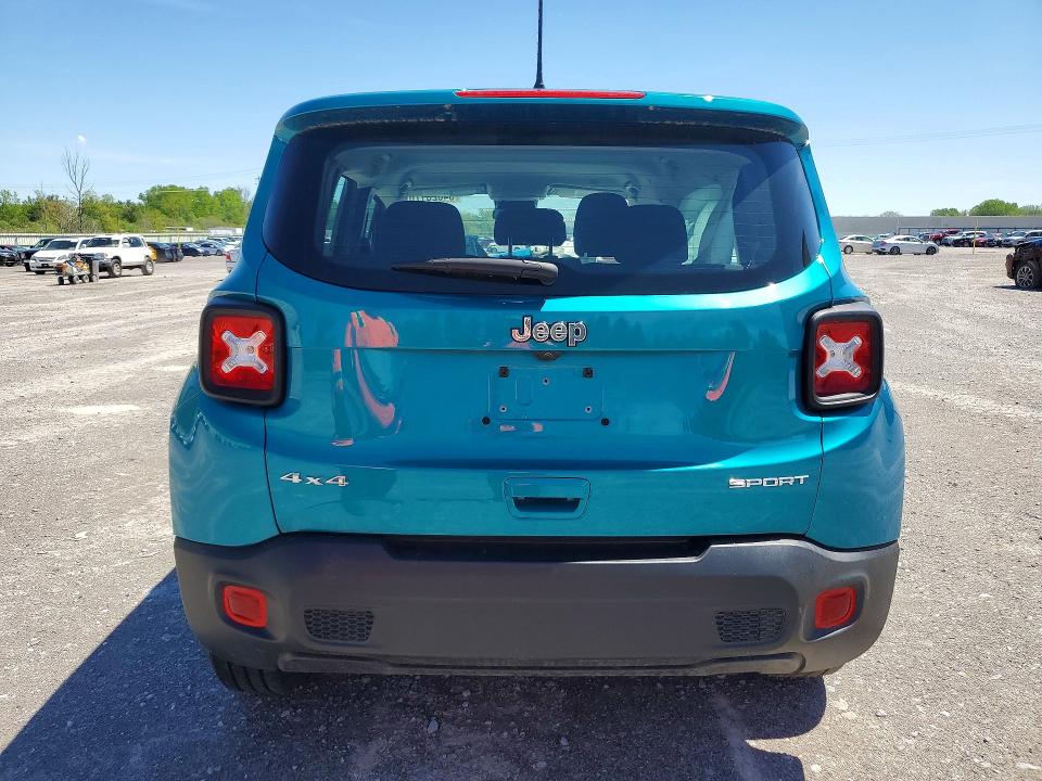 2022 Jeep VIN ZACNJDA1XNPN79451 COPART salvage auction — FRONT END, Ny - Mv-907A Salvage Certificate, sold $1,450 on 2026-07-06 (photo 6)