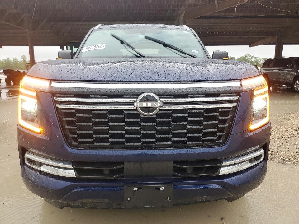 2025 Nissan Armada VIN JN8AY3BA4S9000980 COPART salvage auction — REAR END, TX - SALVAGE VEHICLE TITLE, sold $34,000 on 2026-07-17 (photo 5)