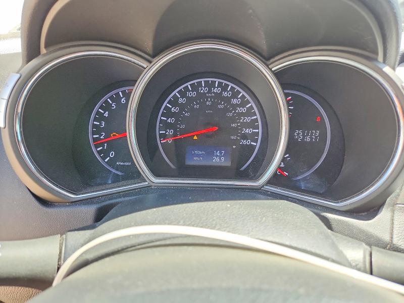 2011 Nissan Murano VIN JN8AZ1MW7BW179091 COPART salvage auction — FRONT END, On - Permit Salvage, sold $275 on 2026-07-28 (photo 9)