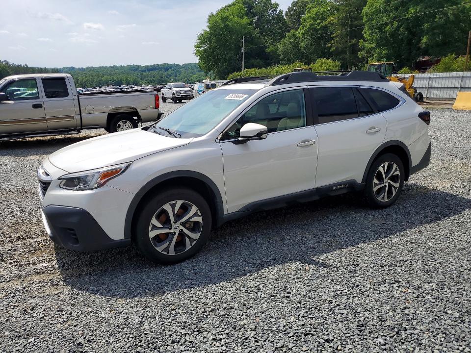 2021 Subaru VIN 4S4BTANC4M3213820 COPART salvage auction — SIDE, Nc - Salvage Certificate Of Title, sold $2,000 on 2026-07-02 (photo 1)