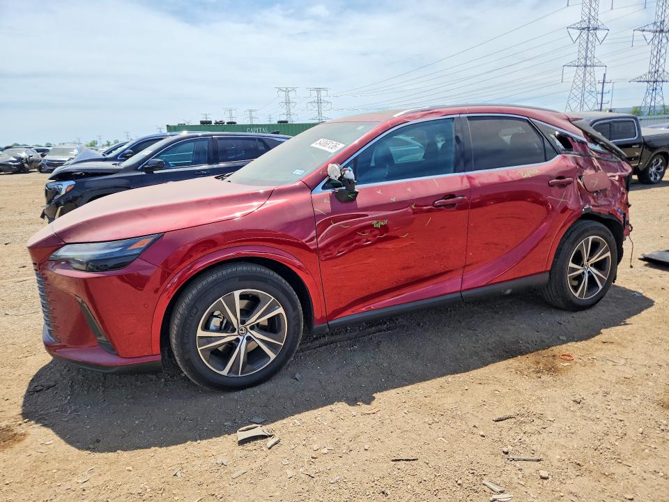 2024 Lexus Rx 350 VIN 2T2BAMCA0RC047870 COPART salvage auction — REAR END, IL - SALVAGE CERTIFICATE, sold $10,500 on 2026-07-16 (photo 1)