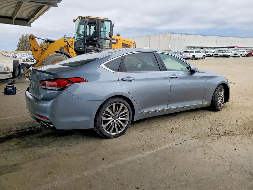 2017 Genesis VIN KMHGN4JF5HU181266 COPART salvage auction — UNDERCARRIAGE, Ca - Dis/Dlr/Exp Only Clean Title, sold $1,650 on 2026-07-30 (photo 3)