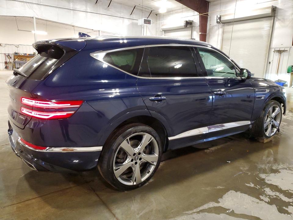 2021 Genesis Gv80 VIN KMUHCESC2MU073798 COPART salvage auction — ROLLOVER, Mn - Cert Of Title-Salvage, sold $9,900 on 2026-07-14 (photo 3)