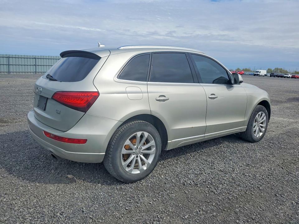 2014 Audi Q5 VIN WA1VFCFP5EA103985 COPART salvage auction — REAR END, On - Permit No Brand - Unfit, sold $1,850 on 2026-07-07 (photo 3)