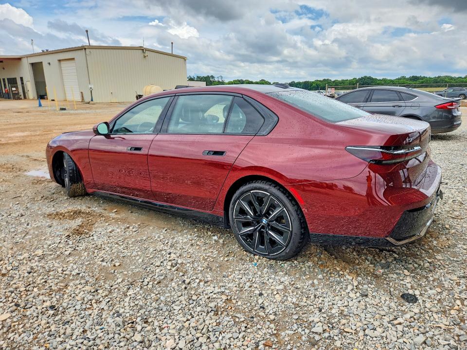 2023 BMW I7 VIN WBY53EJ05PCL62213 COPART salvage auction — FRONT END, Al - Cert Of Title-Salvage Title, sold $40,000 on 2026-07-29 (photo 2)