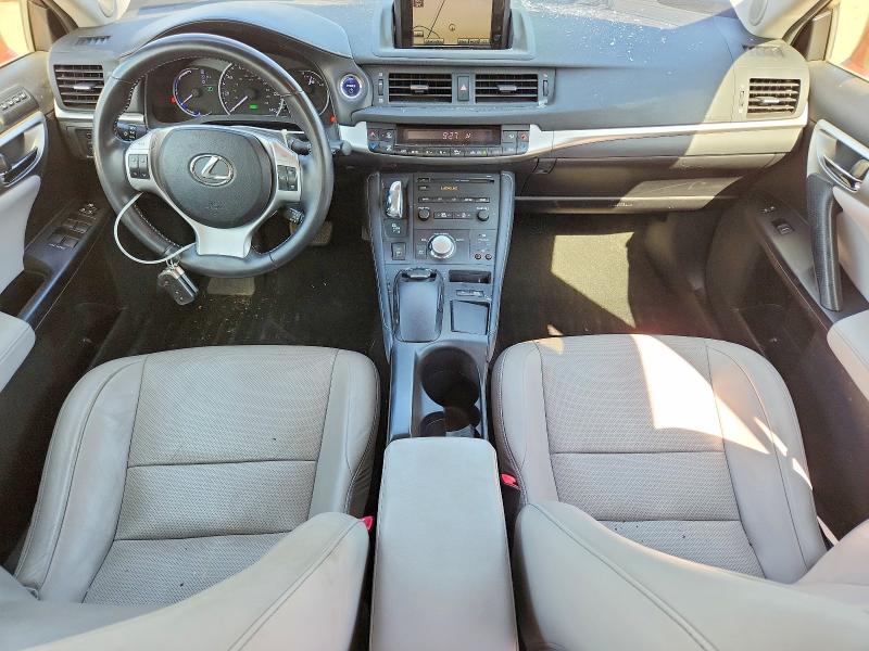 2012 Lexus Ct VIN JTHKD5BH2C2082480 COPART salvage auction — VANDALISM, IL - SALVAGE CERTIFICATE, sold $4,100 on 2026-07-09 (photo 8)