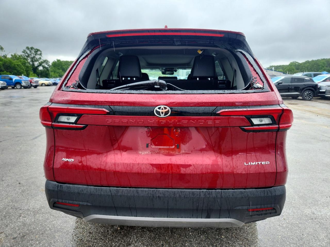 2026 Toyota Highlander VIN 5TDAAAB5XTS120969 COPART salvage auction — Hail, Sc - Salvage Title, sold $32,750 on 2026-07-08 (photo 6)