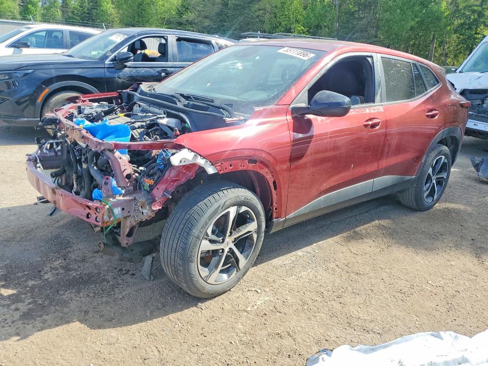 2024 Chevrolet Trax VIN KL77LGE24RC000391 COPART salvage auction — MECHANICAL, Salvage Title, sold $2,250 on 2026-07-28 (photo 1)