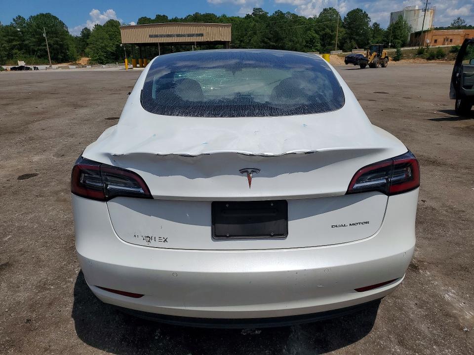 2022 Tesla Model 3 VIN 5YJ3E1EB6NF103222 COPART salvage auction — REAR END, Ga - Certificate Of Title, sold $11,500 on 2026-07-27 (photo 6)