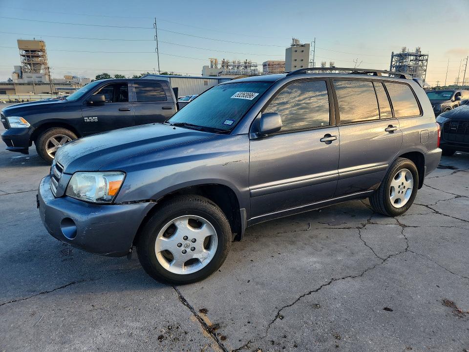 2004 Toyota Highlander VIN JTEDP21A540016745 COPART salvage auction — FRONT END, Id - Salvage Certificate Of Title, sold $450 on 2026-07-29 (photo 1)