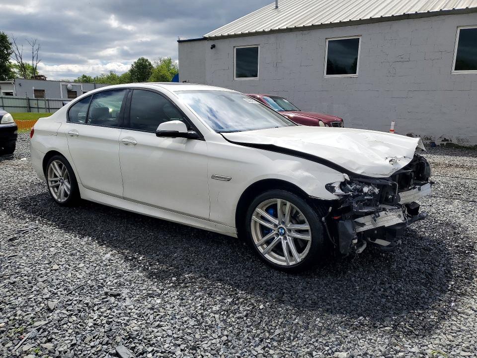 2015 BMW 5er VIN WBA5B3C55FD546929 COPART salvage auction — FRONT END, Nj - Cert Of Title-Salvage, sold $375 on 2026-07-31 (photo 4)