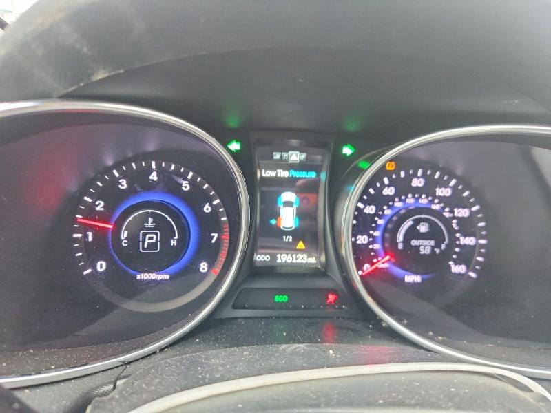 2015 Hyundai Santa fe VIN KM8SN4HF4FU105633 COPART salvage auction — REAR END, Tx - Salvage Vehicle Title, sold $225 on 2026-07-23 (photo 9)