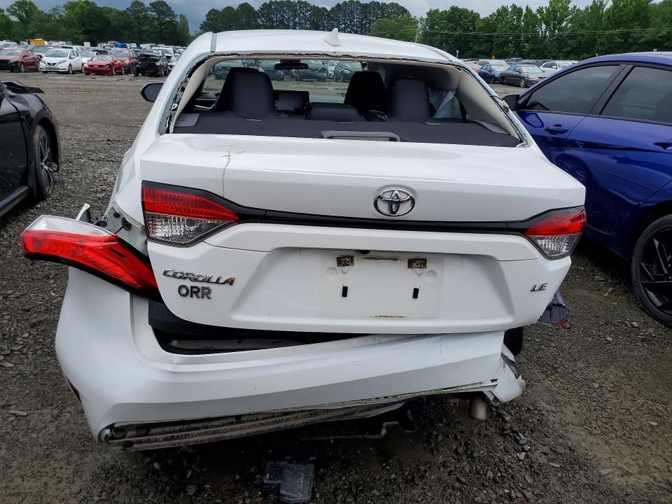 2020 Toyota Corolla VIN 5YFVPRAE2LP098801 COPART salvage auction — REAR END, Ar - Cert Of Title-Salvage, sold $3,900 on 2026-07-08 (photo 6)