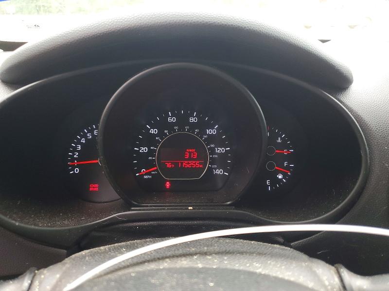 2014 Kia Soul VIN KNDJN2A28E7712787 COPART salvage auction — FRONT END, TX - SALVAGE VEHICLE TITLE, sold $1,300 on 2026-07-13 (photo 9)